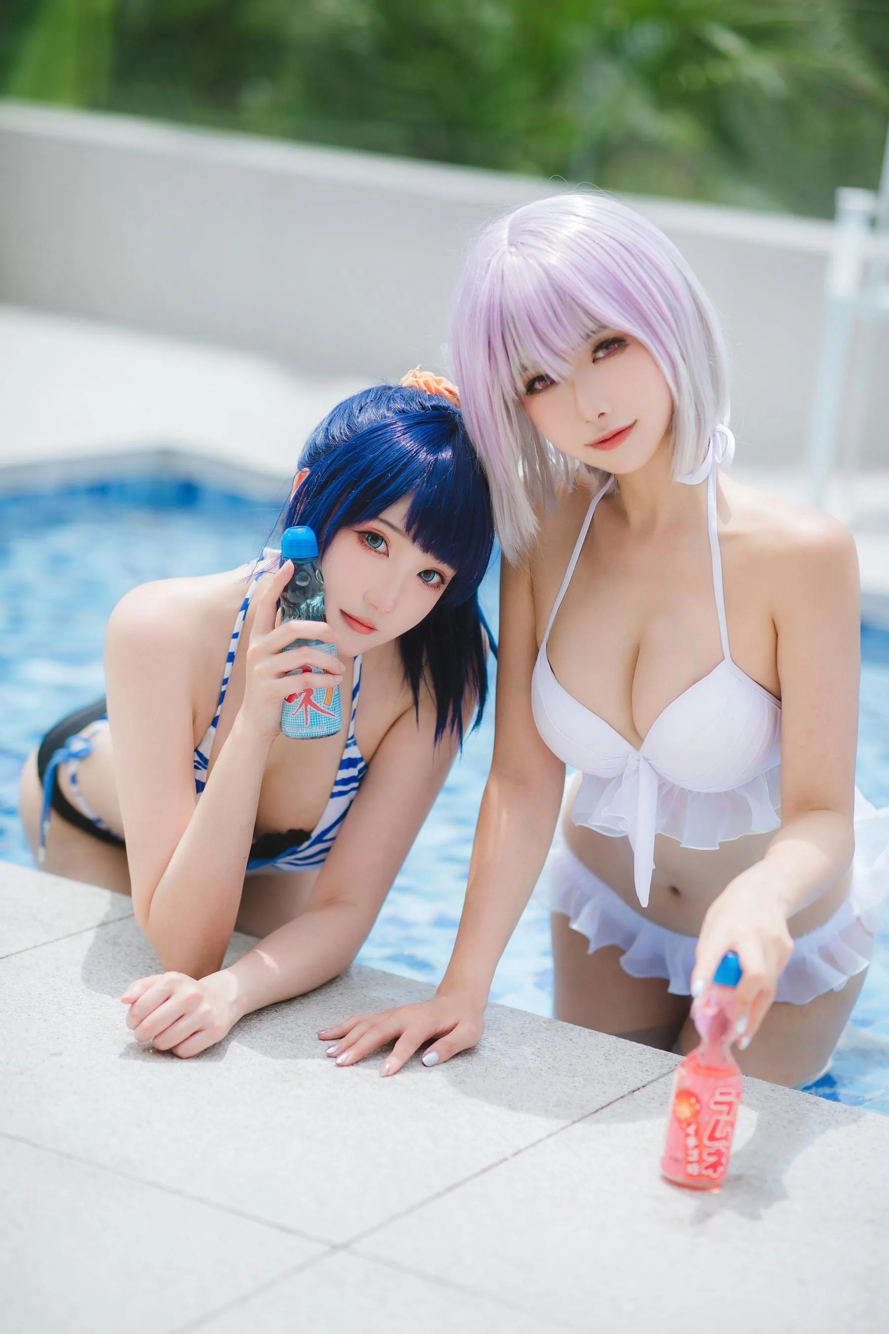 Momoko葵葵 – NO.35 瓜希酱 SSSS.GRIDMAN 宝多六花新条茜 泳装 [55P]插图9
